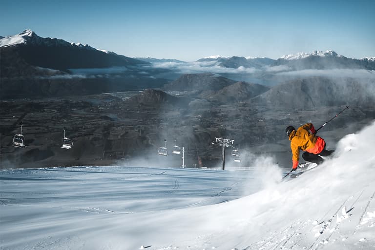 Ski Coronet Peak, Queenstown